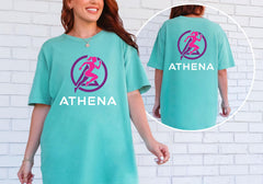 Comfort Colors® Personalized Front Back Logo Shirt for Companies, Teams, Parties, Schools, Custom Logo Shirt, Sports Teams, Restaurants