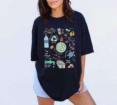 Comfort Colors® Earth Day Shirt - Eco Friendly T-Shirt - Save The Planet Tee - Reduce Reuse Recycle