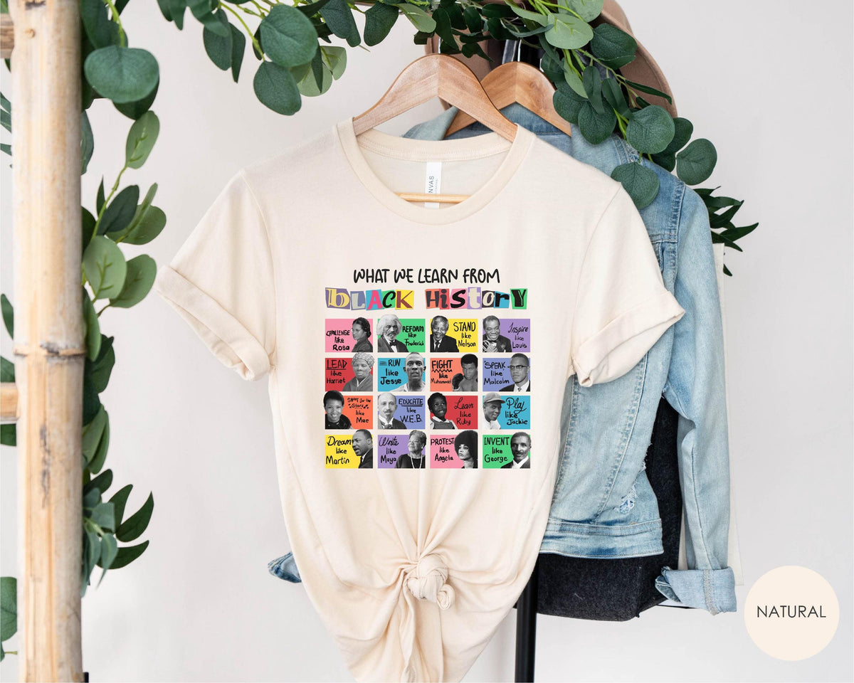Black History Month T-Shirt – Challenge Like Rosa Speak Like Malcolm -