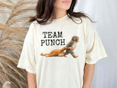 Team Punch Comfort Colors® Shirt - Viral Baby Monkey T-Shirt