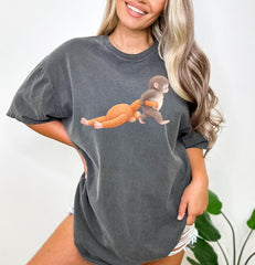 Punch Comfort Colors® Shirt - Viral Baby Punch Monkey T-Shirt - Team Punch Tee
