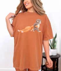 Punch Comfort Colors® Shirt - Viral Baby Punch Monkey T-Shirt - Team Punch Tee