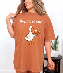 Pi Day Comfort Colors® Shirt - Goose Pi Day T-Shirt - Math Teacher Tee