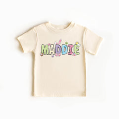 Kids Custom Easter T-Shirt - Toddler Easter Tee - Personalized Egg Hunt Shirt