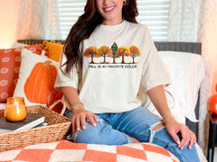 Fall Is My Favorite Color T-Shirt - Autumn Shirts - Fall Season Tee - Fall Vibes T-Shirt - Trees in Fall Shirt - Gift for Fall Lover