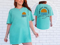 Comfort Colors® Salt & Light T-Shirt - Christian Clothing - Matthew 5:13 - Faith Tee - Religious Gift - Church Apparel - Retro Sun Wave