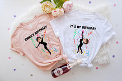 Funny Birthday Face Shirt - Birthday Photo T-Shirts - Matching Party Tees - Custom Picture Shirts