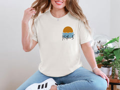 Salt & Light T-Shirt - Christian Clothing - Matthew 5:13 - Faith Tee - Religious Gift - Church Apparel - Retro Sun Wave - Bible Verse