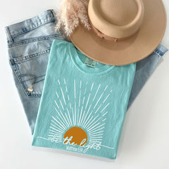 Comfort Colors® Be The Light Shirt - Matthew 5:14 Tee - Bible Verse - Christian Gift - Inspirational Tee - Faith Shirt - Sun Celestial