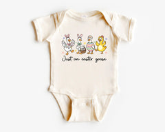 Just An Easter Goose Toddler Youth Shirts - Easter Day Kids Tees