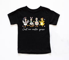 Just An Easter Goose Toddler Youth Shirts - Easter Day Kids Tees