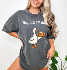 Pi Day Comfort Colors® Shirt - Goose Pi Day T-Shirt - Math Teacher Tee