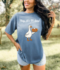Pi Day Comfort Colors® Shirt - Goose Pi Day T-Shirt - Math Teacher Tee