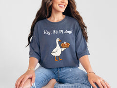 Pi Day Comfort Colors® Shirt - Goose Pi Day T-Shirt - Math Teacher Tee