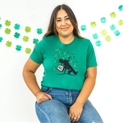 Lucky Mailman Shirt, St Patrick's Day USPS Mail Carrier Tee, Funny Postal Worker Shamrock Shirt, Mail Delivery Driver Gift, St Paddy’s Day
