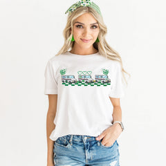 Lucky Mail Truck Shirt, St Patrick's Day Postal Worker Tee, Funny Mail Delivery Truck Shirt, Shamrock USPS Delivery Driver Gift, St Paddy’s