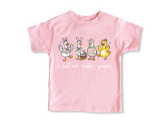 Just An Easter Goose Toddler Youth Shirts - Easter Day Kids Tees