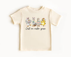 Just An Easter Goose Toddler Youth Shirts - Easter Day Kids Tees