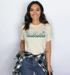 Lucky Mail Truck Shirt, St Patrick's Day Postal Worker Tee, Funny Mail Delivery Truck Shirt, Shamrock USPS Delivery Driver Gift, St Paddy’s