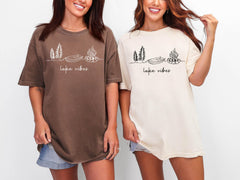 Comfort Colors® Lake Day Shirt - Summer Vibes T-Shirt - Lake Life Vacation Shirt