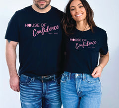House Of Confidence Unisex T-shirts, Women's Racerback Tank Top and V-Neck