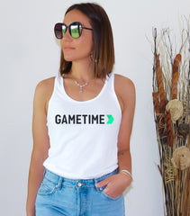 Gametime Women's Racerback Tank Top